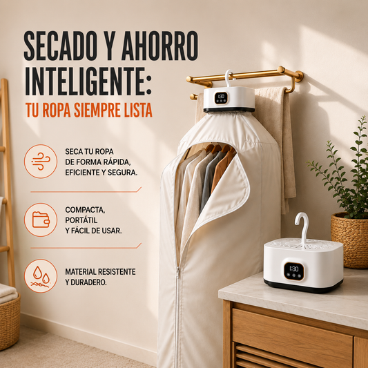 SECADOR DE ROPA PORTÁTIL