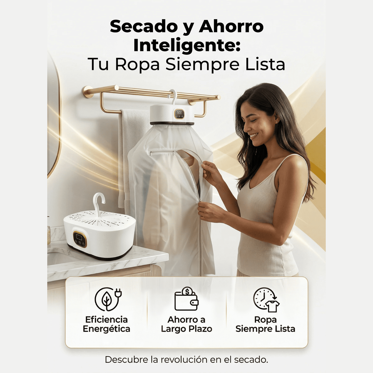 SECADOR DE ROPA PORTÁTIL