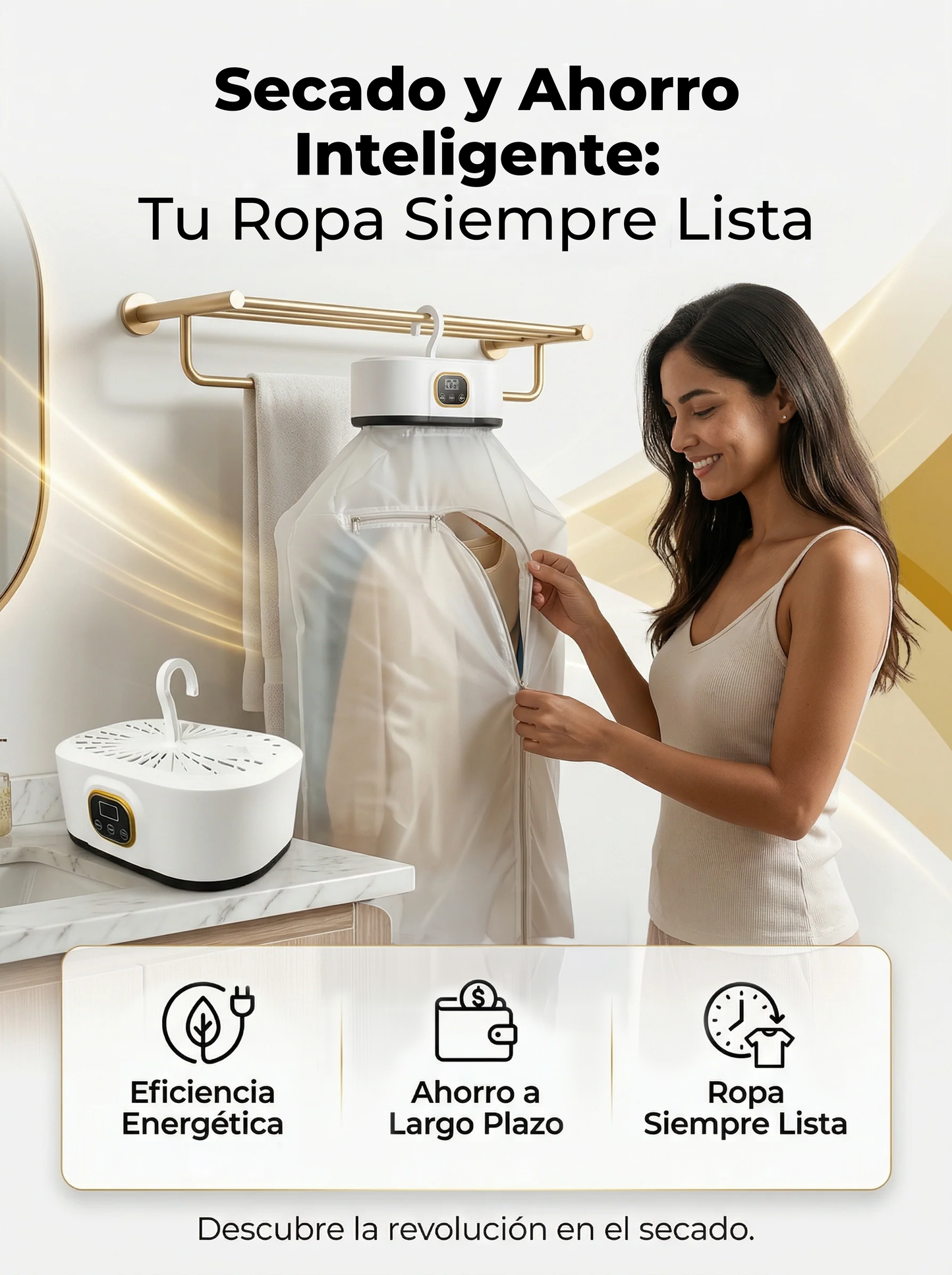 SECADOR DE ROPA PORTÁTIL
